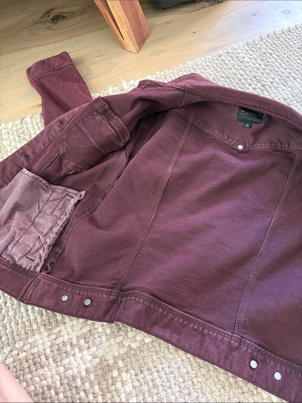 Liverpool Women's Plum Jean Jacket - Picture 7 of 8